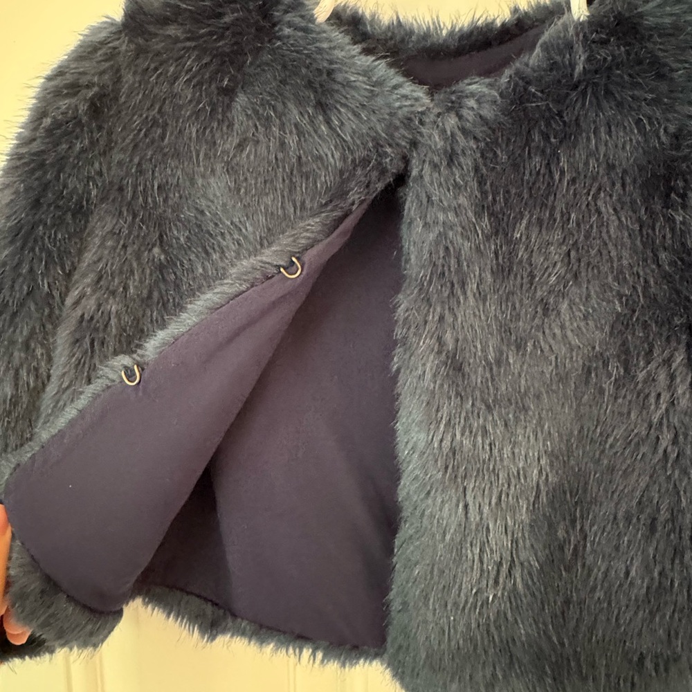Cozy Kids Teddy Jacket - Charcoal